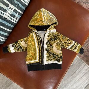 Baby Versace Zip Up Hoodie